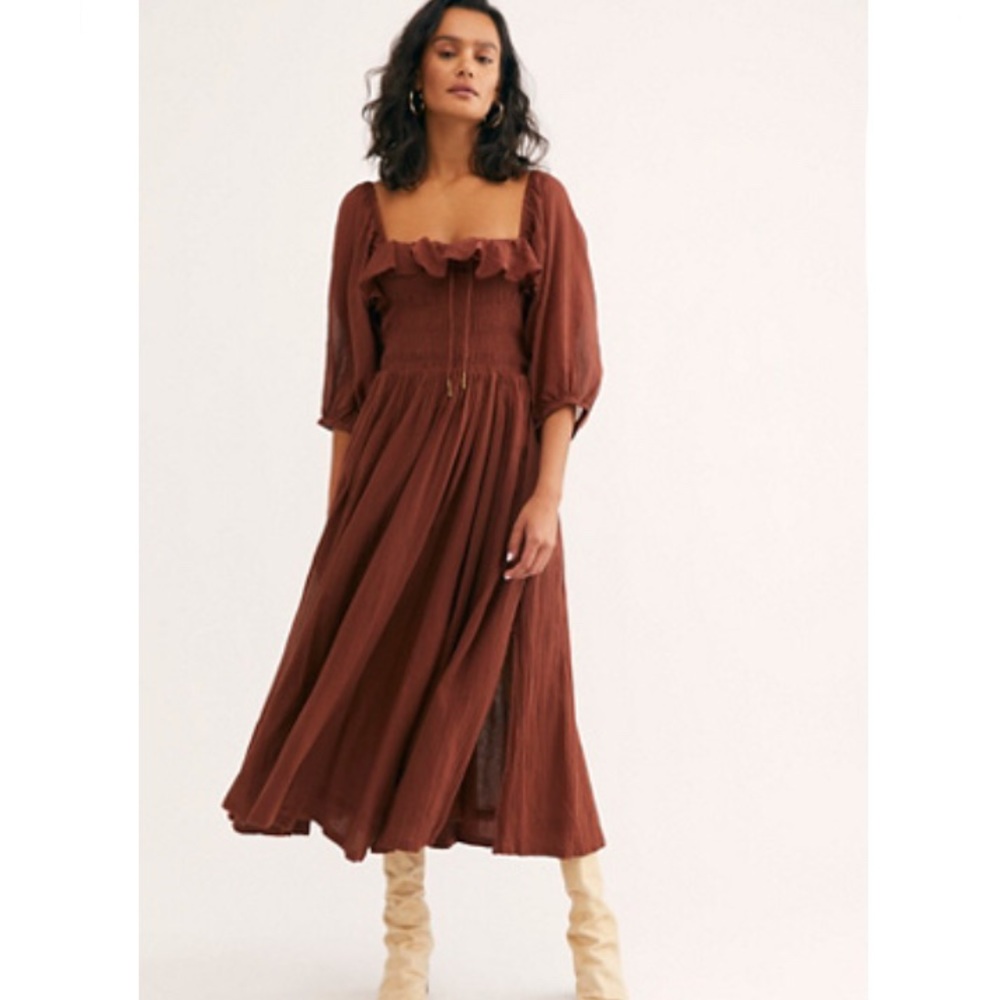 Free people Oasis midi dress (NWOT)